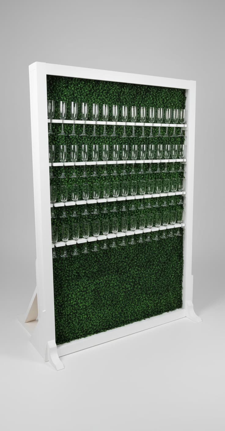 Champagne Wall 60 Glasses