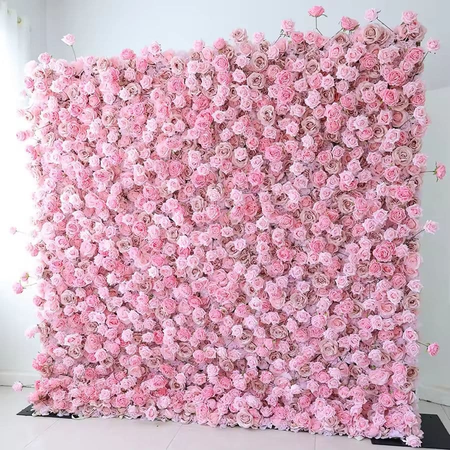 8'x8' Pink Flower Wall